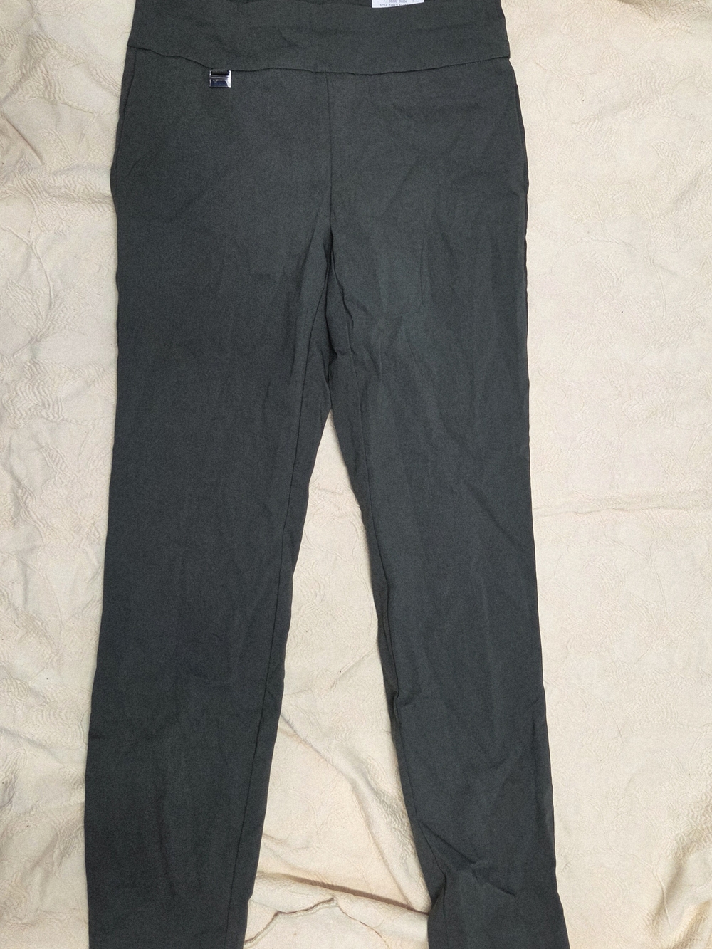 Alfani Tabless Skinny Pants Green Size 2
